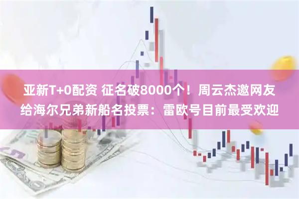 亚新T+0配资 征名破8000个！周云杰邀网友给海尔兄弟新船名投票：雷欧号目前最受欢迎